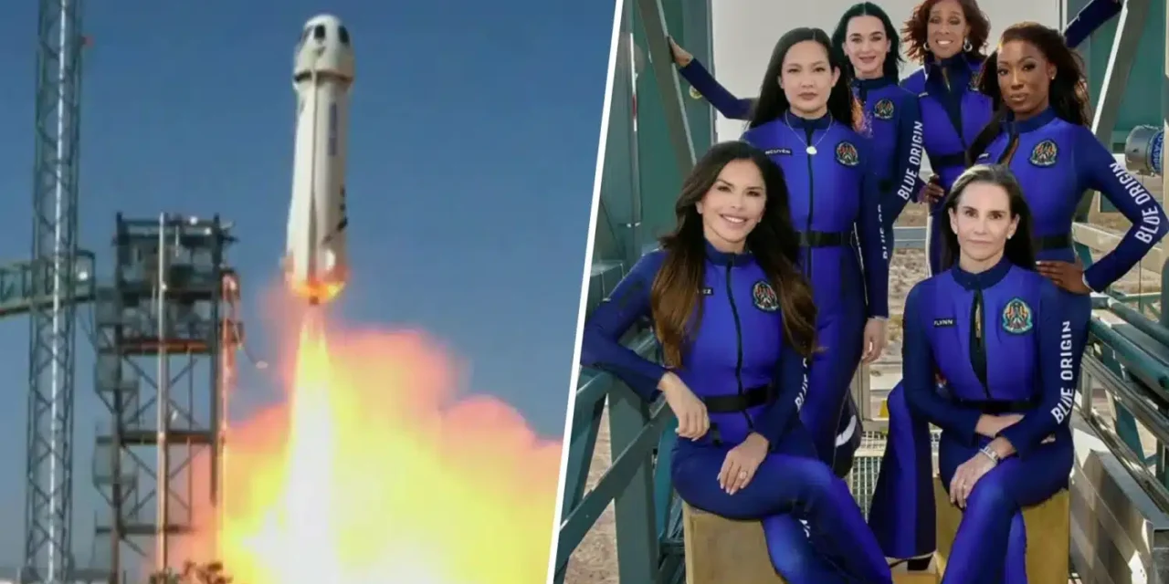 Blu Origin, atterrate le sei turiste spaziali a bordo della capsula New Shepard