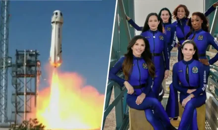 Blu Origin, atterrate le sei turiste spaziali a bordo della capsula New Shepard