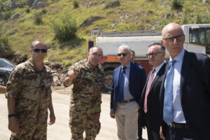 Albania. Mantovano in visita ai siti di  Shengjin e Gjader