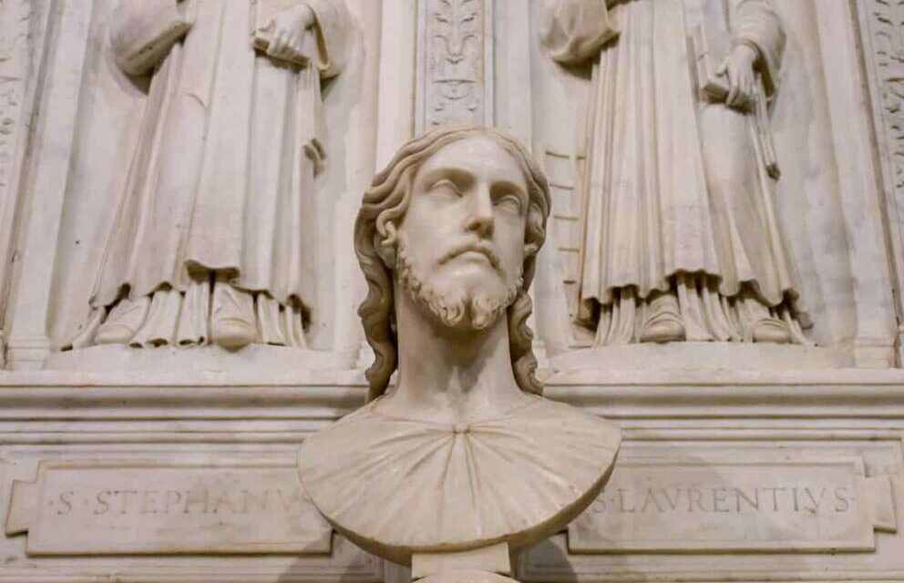 Un busto del Cristo a Sant’Agnese potrebbe essere di Michelangelo