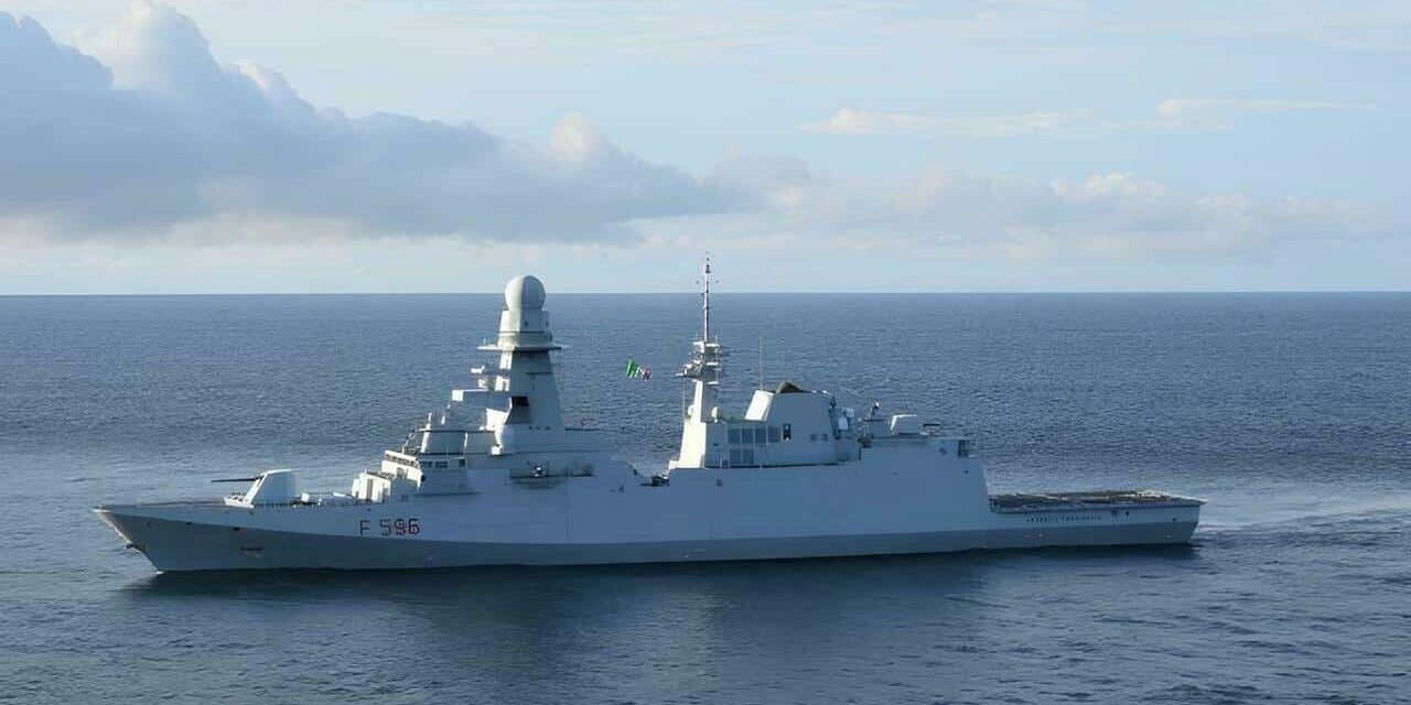 La Fregata italiana Federico Martinengo verso Cipro