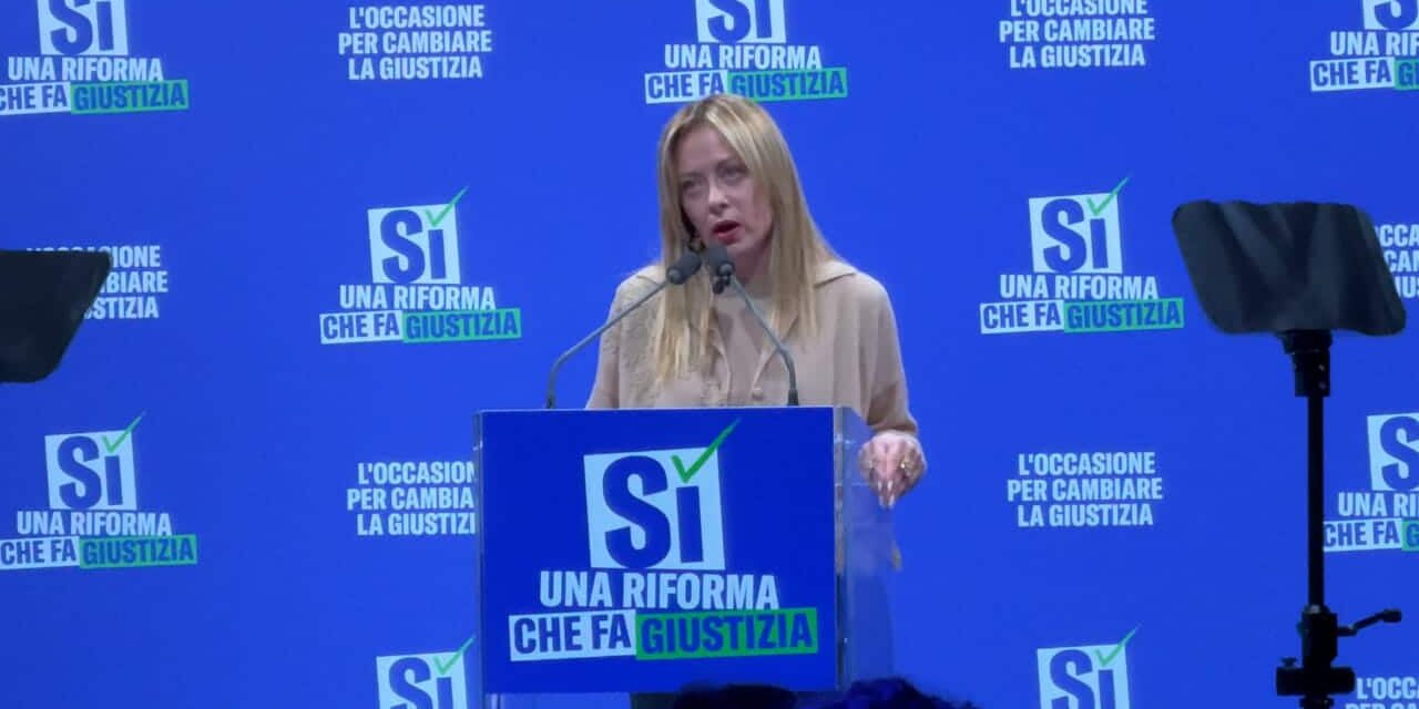 Meloni, la riforma della giustizia riguarda il destino della nazione