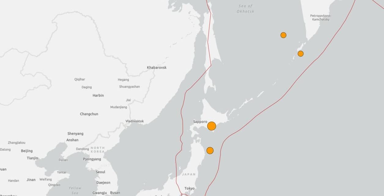 Terremoto di magnitudo 6.1 in Giappone: scossa avvertita a Hokkaido